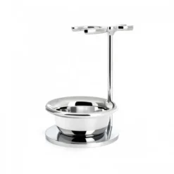 Stojak na pędzel i maszynkę do golenia z miseczką Mühle Rhm9 + Schale