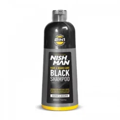 Szampon do włosów i brody Nishman Hair & Beard Black Shampoo 400ml
