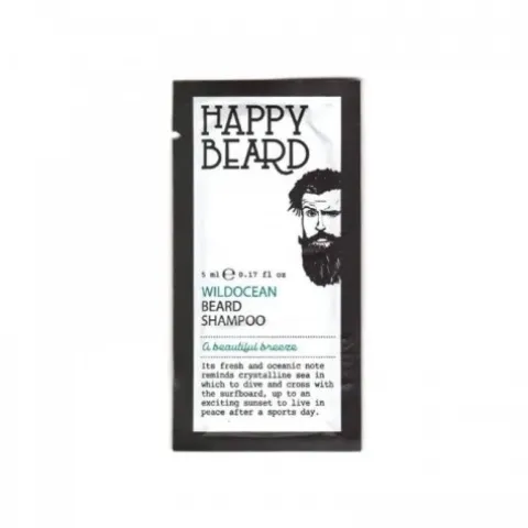 Tester Szamponu Do Brody Happy Beard Wildocean Beard Shampoo 5 ml
