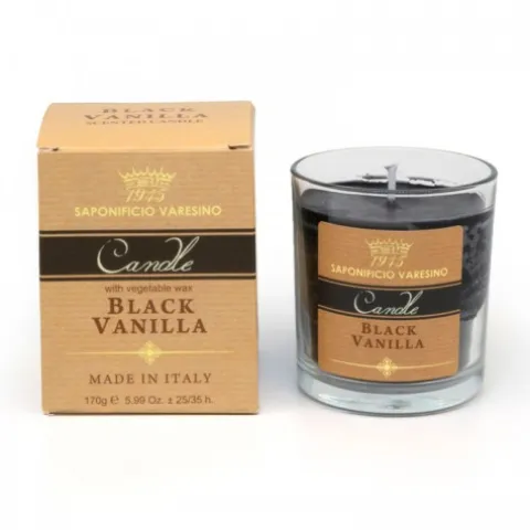 Świeca zapachowa Saponificio Varesino Candle Black Vanilla 170 g