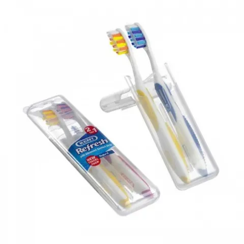 WYGODNY DWUPAK SZCZOTECZEK DO ZĘBÓW Kent Tn Refresh Twinpack Medium (Średnia Twardość )