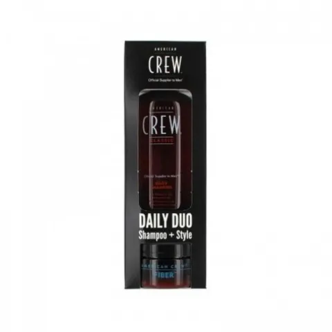 Zestaw American Crew Daily Duo ( Daily Shampoo 250 ml + Fiber 85 gr)