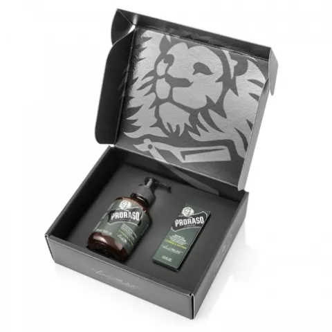 Zestaw do brody Proraso Duo Pack Oil + Shampoo Cypress & Vetyver