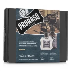 Zestaw do brody Proraso Duo Pack Balm + Shampoo Azur Lime