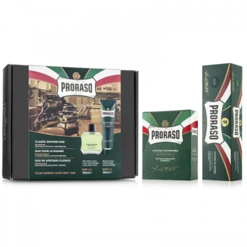 Zestaw do golenia Proraso Duo Pack Tube + Lotion Refreshing
