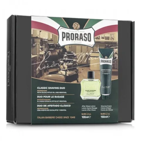 Zestaw do golenia Proraso Duo Pack Tube + Lotion Refreshing